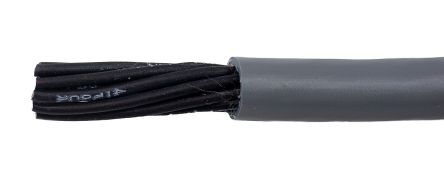 Alpha Wire EcoFlex PUR ECO Steuerkabel, 12-adrig X 0,5 Mm² Grau, 30m, 20 AWG Ungeschirmt