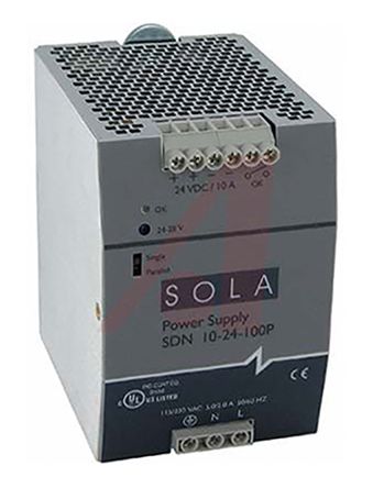 SolaHD SDN-P DIN-Schienen Netzteil 240W, 85 → 264V Ac, 24V Dc / 10A