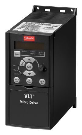 Danfoss VLT FC51, 3-Phasen Frequenzumrichter 2,2 KW, 400 V Ac / 5,3 A 0 → 200 (VVC+ Mode) Hz, 0 → 400