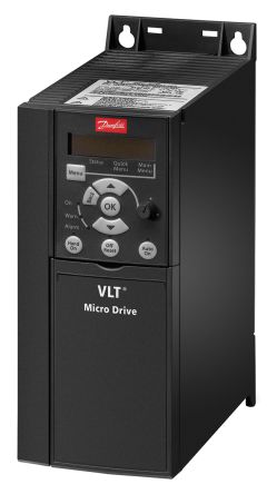 Danfoss Variador De Frecuencia Serie VLT FC51, 4 KW, 400 V Ac, 3 Fases, 9 A, 0 → 200 (VVC+ Mode) Hz, 0 →