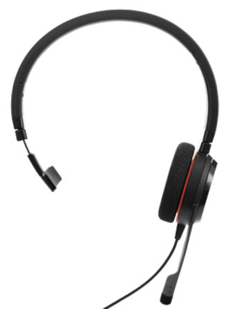 Jabra Evolve 20 On-Ear-Headset USB A Schwarz Verdrahtet