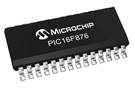 Microchip Mikrocontroller PIC16F PIC 8bit SMD 14 KB PLCC 28-Pin 4MHz 368 B RAM