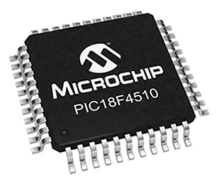 Microchip Mikrocontroller PIC18F PIC 8bit SMD 32 KB TQFP 44-Pin 40MHz 1536 KB RAM USB