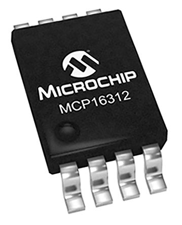 Microchip, MCP16312-E/MS Step-Down Switching Regulator, 1-Channel 1A Adjustable 8-Pin, MSOP