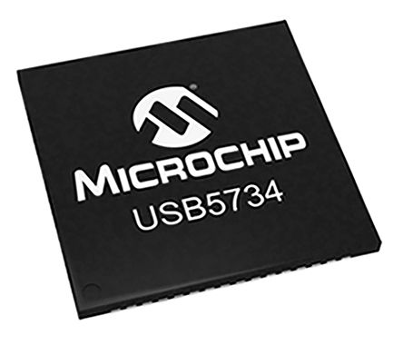Microchip USB-Controller, 5Gbit/s Controller-IC USB 3.0 Single 64-Pin (1,2 V, 3,3 V), SQFN