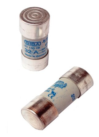 SIBA 20A Ceramic Cartridge Fuse, 22 X 58mm