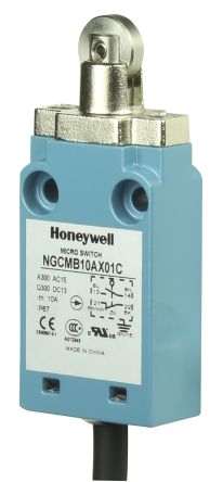 Honeywell, NGC系列 限位开关, 滚轮柱塞式, 防水行程开关, 金属外壳