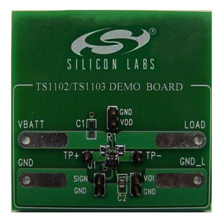 Silicon Labs TS1103-100DB, Current Sensing Amplifier Demonstration Board For TS1103-100