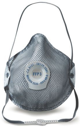 Moldex FFP3 Einweggesichtsmaske Mit Ventil, Vergossen