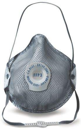 Moldex Masque Respiratoire Jetable FFP3, Avec Soupape