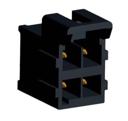 Molex Conector Macho Para PCB Serie Ultra-Fit De 4 Vías, 2 Filas, Paso 3.5mm, Para Soldar, Montaje En Orificio Pasante