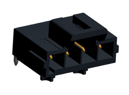 Molex Ultra-Fit Leiterplatten-Stiftleiste Gewinkelt, 4-polig / 1-reihig, Raster 3.5mm, Kabel-Platine,