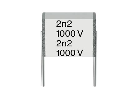 EPCOS B32560 Folienkondensator 1.5nF ±10% / 400V Dc, THT Raster 7.5mm