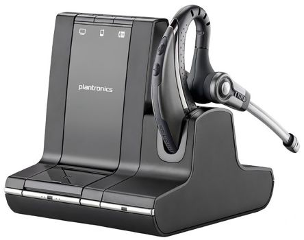 Plantronics Savi W730 On-Ear-Headset DECT Schwarz Wireless
