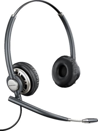 Plantronics HW720 On-Ear-Headset Schnelltrennung Schwarz Verdrahtet