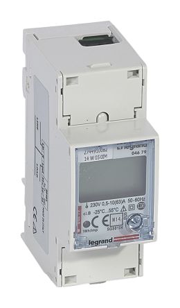 Legrand EMDX3 Energiemessgerät LCD, 7-stellig / 1-phasig
