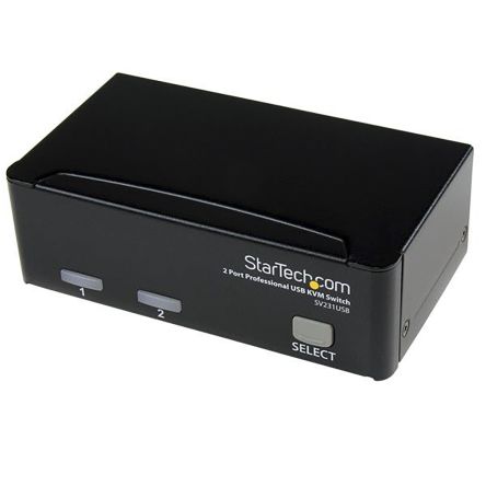 StarTech.com Switch KVM Nessun Audio SV231USBGB Porte = 2 USB 1 VGA