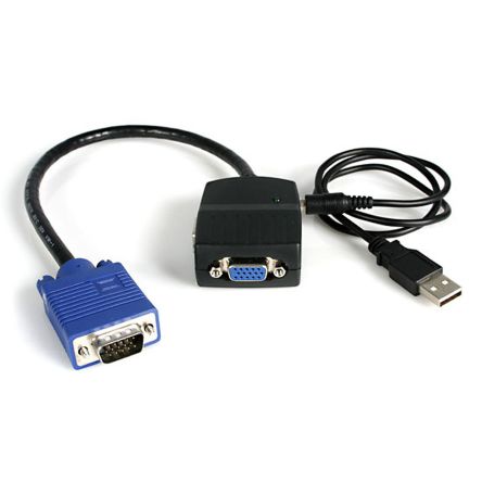 StarTech.com VGA Splitter VGA 2-Port, 2048 X 1536 1 Videoeingänge 2 Videoausgänge