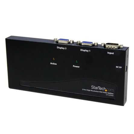 StarTech.com Répartiteur VGA 2 Ports VGA Startech, 1:2, Fiche UK
