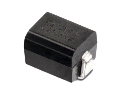 Wurth Elektronik Wurth, WE-GFH, 3225 Unshielded Wire-wound SMD Inductor With A Powdered Iron Core, 15 μH ±10% Moulded 450mA Idc Q:35
