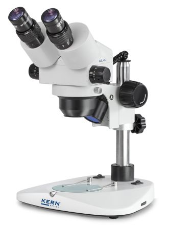 Kern OZL-45 Stereo-Zoom-Mikroskop, Vergrößerung 0.75 → 5X Beleuchtet, Halogen