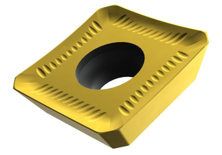 Pramet Square Milling Insert 9.53mm Side Length, 3.5mm Bore Diameter