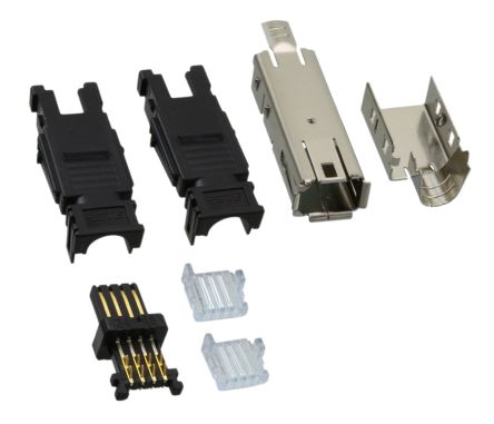 TE Connectivity Mini-E/A-Steckverbinder, Type I, Female, Kabelmontage, Gerade