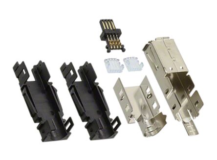 TE Connectivity Mini-E/A-Steckverbinder, Type II, Buchse, Kabelmontage, Gerade