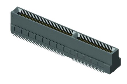 Samtec Serie MEC6-DV Kantensteckverbinder, 0.635mm, 140-polig, 2-reihig, Vertikal, Buchse, SMD