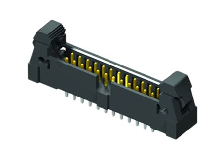 Samtec EHT Leiterplatten-Stiftleiste Gerade, 16-polig / 1-reihig, Raster 2.0mm, Kabel-Platine, Lötanschluss-Anschluss,