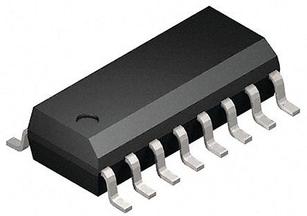 Vishay SMD Quad Optokoppler / NPN-Fototransistor-Out, 16-Pin SMD, Isolation 5,3 KV Eff
