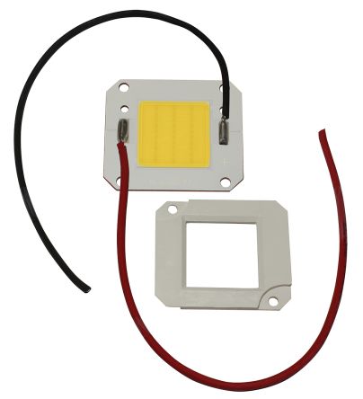 PowerLED CoB-LED, 31,5 V, 3000K, 3600 Lm @ 3000 K, Weiß, 1200 (Max.)mA, 46 X 40 X 2.2mm, 30W, 120°, Ra 70