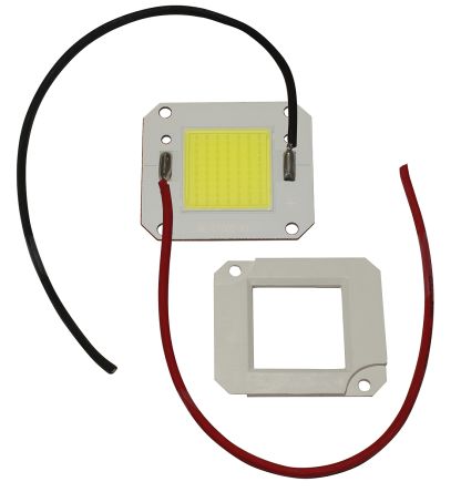PowerLED CoB-LED, 31,5 V, 6000k +-300K, 12000 Lm @ +–300K, Weiß, 4000 (Max.)mA, 46 X 40 X 2.2mm, 100W, 120°, Ra 70