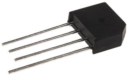Vishay Brückengleichrichter, 1-phasig 4A 200V THT 1.1V KBL 4-Pin 5μA Siliziumverbindung