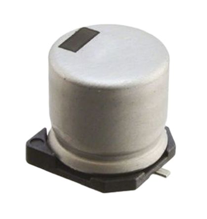 Vishay Condensador Electrolítico Serie 150 CRZ, 470μF, ±20%, 100V Dc, Mont. SMD, 18 X 18 X 21mm, Paso 6.5mm