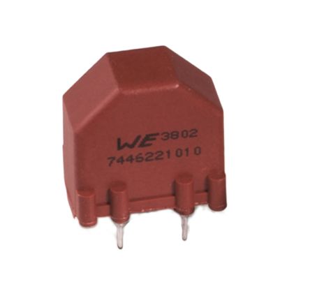 Wurth Elektronik WE-LF Gleichtaktdrossel, 2 X 3,3 MH, 75 MΩ / 10 KHz, 2 X 0.07Ω, 2 A, 23.5 X 16 X 25.5mm, -40 °C