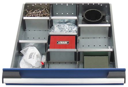 Bott Front-to-Back, Left-to-Right Divider Set For Use With 100 Mm Drawer, 525 W X 525 D Cubio Cabinet