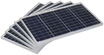 RS PRO Panel Solar, Policristalino, 30W, 22V, 180W