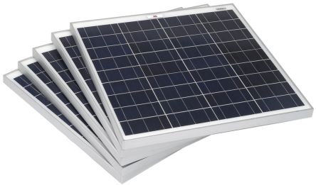 RS PRO Panel Solar, Monocristalino, 45W, 22V, 270W
