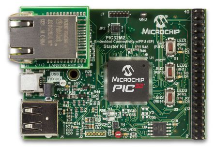 Microchip PIC32MZ Embedded Connectivity MCU Development Kit PIC32 PIC32MZ