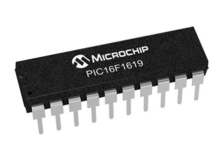 Microchip Microcontrôleur, 8bit, 1,024 Ko RAM, 14 KB, 32MHz,, DIP 20, Série PIC16LF
