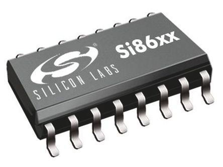 Skyworks Solutions Inc SI8620BT-IS, 2-Channel Digital Isolator 150Mbit/s, 10 KVrms, 16-Pin SOIC W