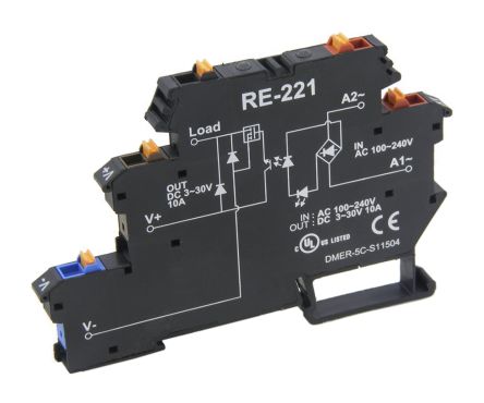 RS PRO Solid State Interface Relay, DIN Rail Mount