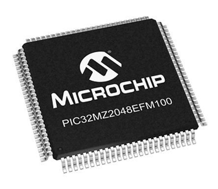 Microchip PIC32MZ2048EFM100-I/PF, 32bit MIPS® MicroAptiv™ Microcontroller, PIC32, 200MHz, 160 (Boot Flash) KB, 2.048
