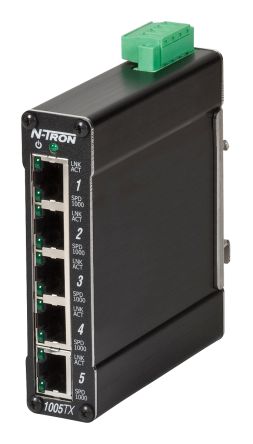 Red Lion 1005TX Ethernet-Switch, 5 X RJ45 Für DIN-Schienen
