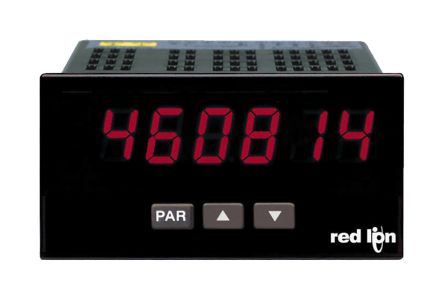 Red Lion PAXLCR Bidirektional Zähler LED-Display 6-stellig, Max. 25kHz, 21,6 → 250 V Dc, 50 → 250 V Ac
