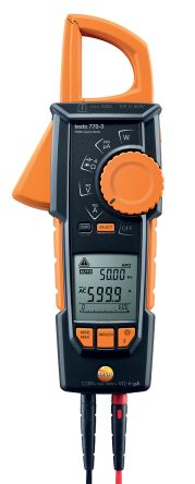 Testo 770-3 Zangenmessgerät Durchgangsprüfer 600V Ac / 600A Ac, 60MΩ, DKD/DAkkS-kalibriert