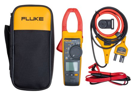 Fluke 376 FC Clamp Meter Bluetooth, 999.9A dc, Max Current 2500A ac CAT III 1000V With RS Calibration