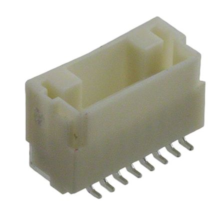 JST NSH Series Straight Surface Mount PCB Header, 8 Contact(s), 1.0mm Pitch, 1 Row(s), Shrouded
