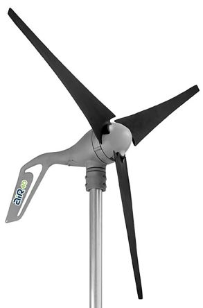 Air 风力涡轮机 Air 40, 电压: 24V, 最大风速: 110mph, 叶片直径: 1170mm, 重量: 7.6kg